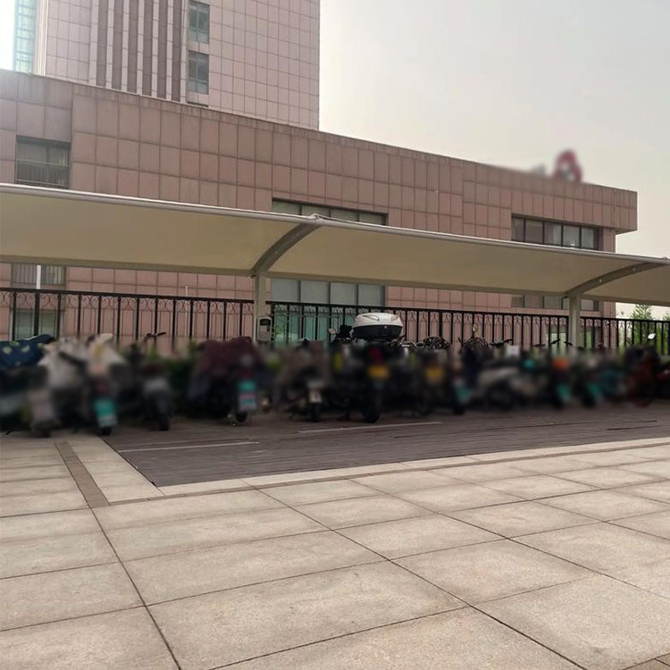 金塔县膜结构电动车棚